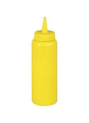 Пляшка для соусу пластикова forest 502402 220 мл жовта