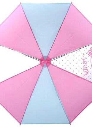 Парасолька дитяча складана wk mini umbrella wt-u06-pink рожева