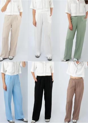 Летние брюки льняные, женские брюки палаццо, широкие брюки летние, женские брюки из льна, летние брюки льняные, широкие брюки палаццо