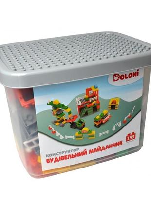 Конструктор ігровий doloni toys будівельний майданчик 013888-37 193 деталей