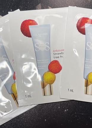 Clarins sos primer праймер для макияжа лица matifying