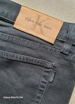 Calvin klein jeans оригинал! стильные стрейчевые черные джинсы