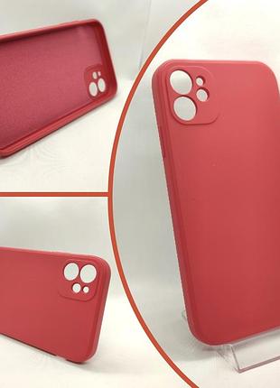 Silicone case full cover силиконовый чехол, бампер для iphone 11