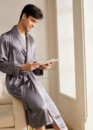 Новий шовковий халат silk moda ( zara h&amp;m massimo dutti ralph lauren