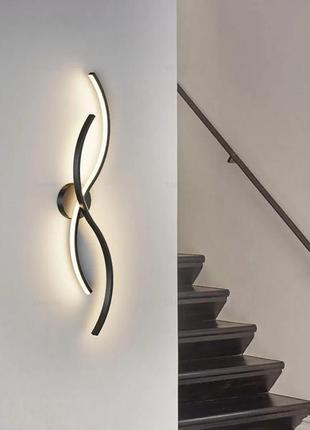 Бра led 27532 чорний 9х14х100 см.