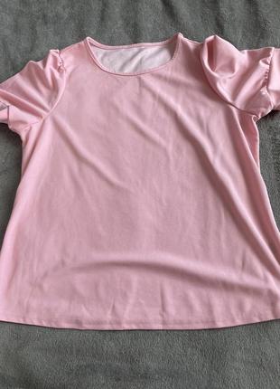 Блузка, футболка розовая л-хл
