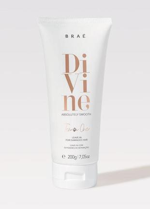 Braé divine ten in one leave-in – маска-крем 10 в 1 для восстановления сильно поврежденных волос, 200 г.