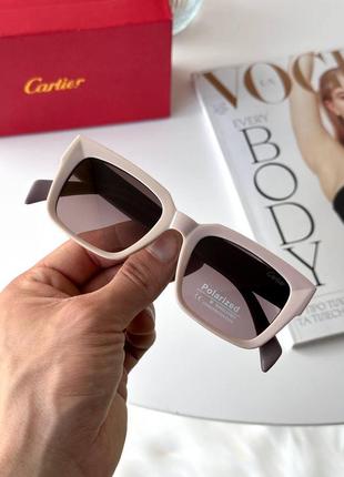 Солнцезащитные очки женские  cartier polarized защита uv400