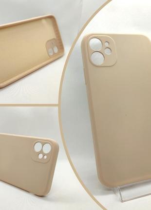 Silicone case full cover силиконовый чехол, бампер для iphone 11