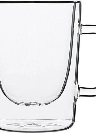 Кружка с двойными стенками luigi bormioli thermic glass a-10661-g-4102-aa-01 85 мл