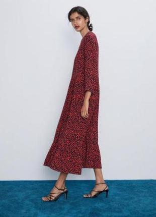 Ярусне вільне плаття zara