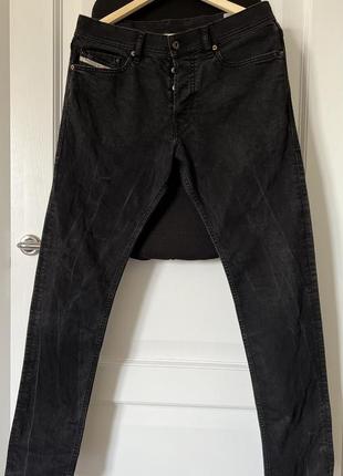 Женские джинсы брюки брюки брюки diesel industray denim division винтажные черные