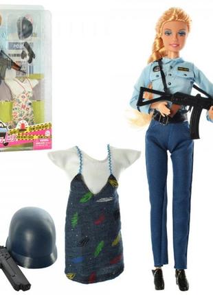 Кукла с одеждой defa полиция 8388-bf от 3 лет 29 см