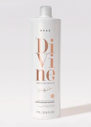 Braé divine anti-frizz conditioner - кондиционер для сохранения гладкости волос, 1000 мл.