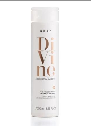 Braé divine anti-frizz shampoo — шампунь для збереження гладкості волосся, 250 мл.