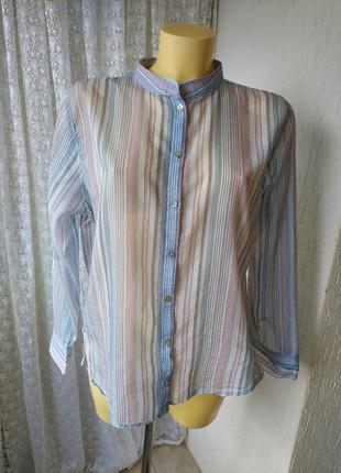 Блуза рубашка хлопок батист george р.50 8091а