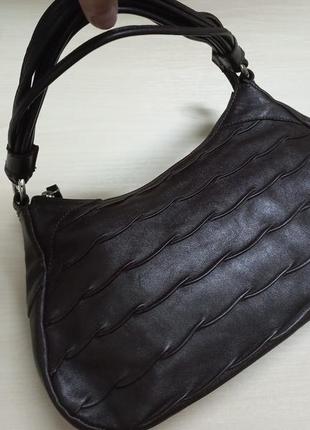 Сумка через плечо кожа женская terean испании