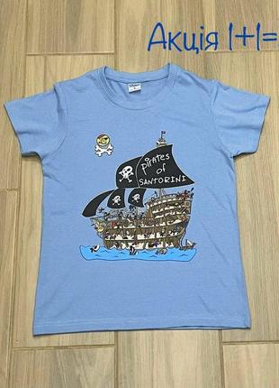 Акция 🎁 стильная детская футболка pirates of santorini primark