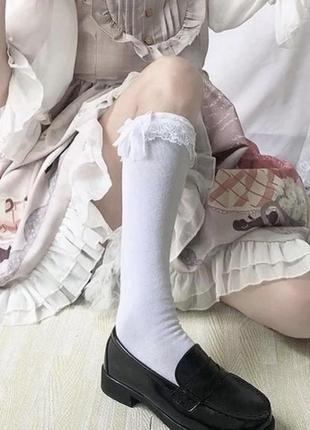 Гольфы 2 цвета в стиле лолита3 фото