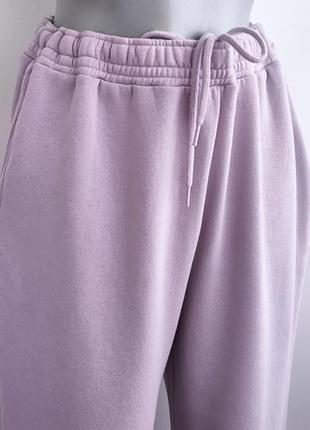 Штани-джогери h&m бузкового кольору8 фото