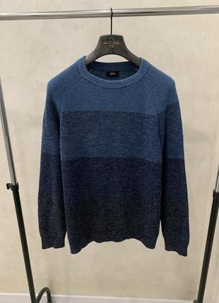Hugo boss свитер джемпер свитшот синий градиент