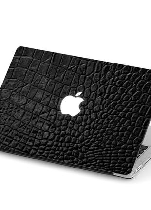 Чохол пластиковий macbook air 13,6 m2 (a2681) шкіра (leather) макбук про case hard cover прозорий