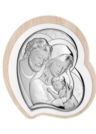 Срібна ікона свята родина (11 х 12 см) atelier ae1100/1s