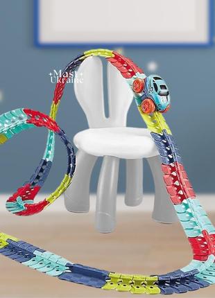 Автомобільна перегонова траса з машинкою cheangeble track 138 деталей t-183