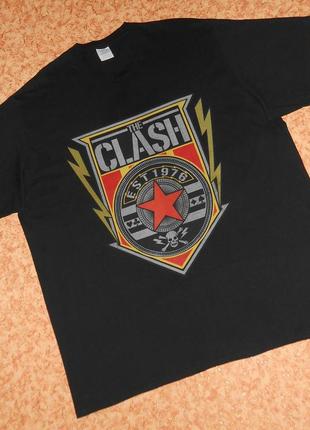Футболка the clash/рок мерч