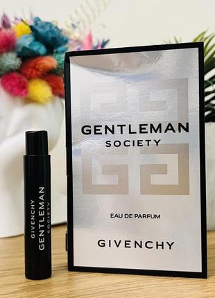 Оригинальный пробник парфюмированная вода ggenchy gentleman society