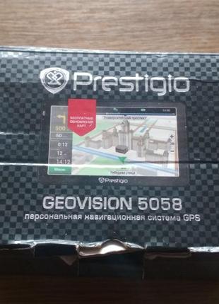 Автонавігатор gps prestigio geovision 5058