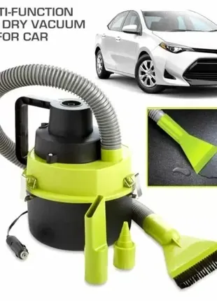 Мощный автомобильный пылесос для влажной и сухой уборки серии blac, 3 насадки