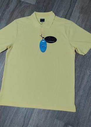 Мужская жёлтая футболка / greg norman / поло / мужская одежда / чоловічий одяг / чоловіча жовта футболка /