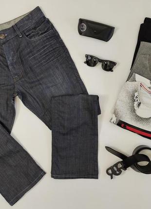 Мужские стильные широкие джинсы низкая посадка iceman, р.m/l