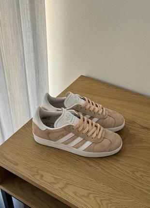 Замшевые кроссовки adidas originals gazelle5 фото