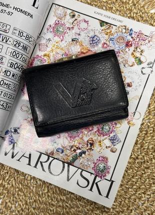 Шкіряний гаманець versace 😍