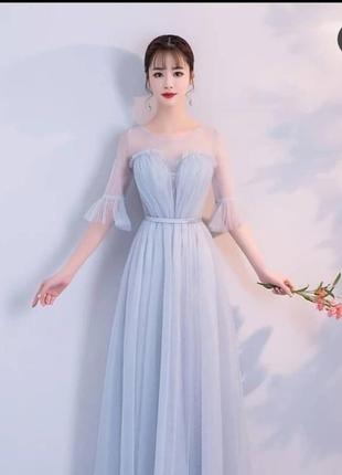 Ніжна торжественна випускна вечірня сукня