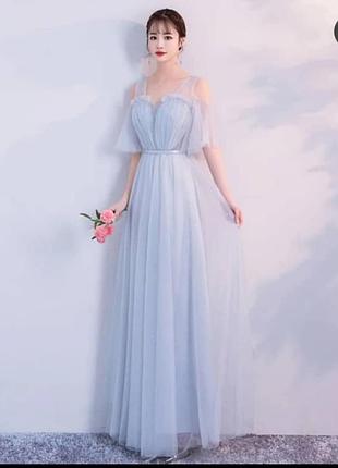 Ніжна торжественна випускна вечірня сукня