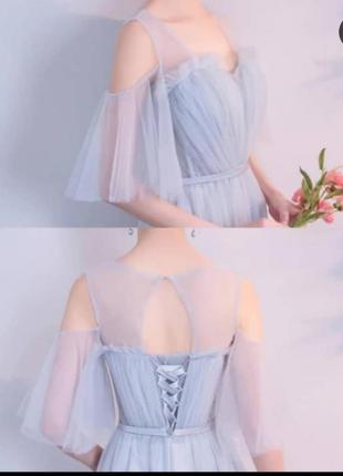 Ніжна торжественна випускна вечірня сукня