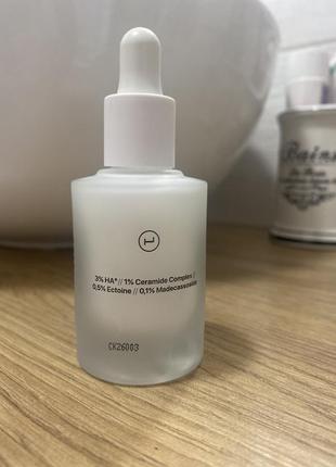 Зволожувальна сироватка для обличчя transparent lab ceramide repair moisturizer