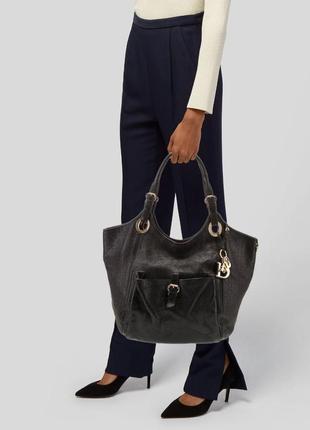 Dior кожаная сумка шоппер кожа натуральная оригинальная сумка нумерная оригинал премиум бренд