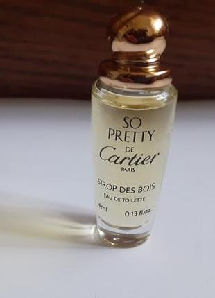 Cartier so pretty sirop des bois eau de toilette 4 ml