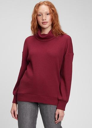 Вафельний трикотажний светр світшот gap