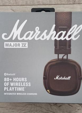 Навушники marshall major 4 brown + чохол