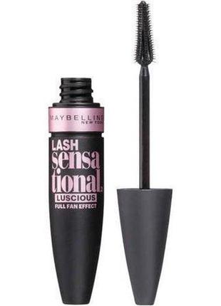 Туш для вій maybelline lash sensational luscious with oil blend black