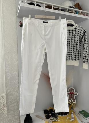 Крутые белые штаны брюки батал marks & spencer