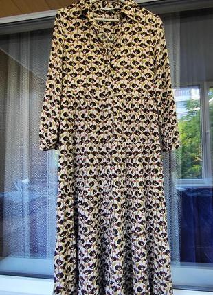 Ярусное платье рубашка от zara