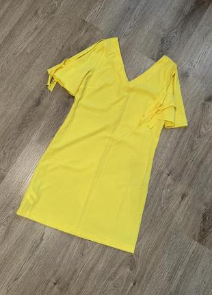 Ярко желтое платье promod m