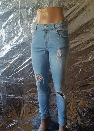 Стильные светлые джинсы скинни за 50 гривен!❤️‍🔥