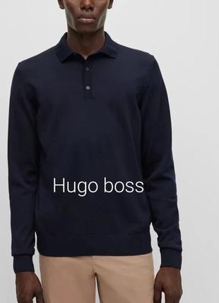 Оригинальный свитер кофта поло hugo boss самая тонкая шерсть
